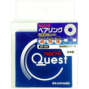 xAO 6009 ZZE BE-309 a45mm Oa75mm i` NACHI sz { a45×Oa75×16  |Jo[t 4962308004165 BIGMAN rbO}