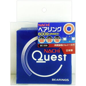 xAO 6009 2NSE9 BE-209 a45mm Oa75mm i` NACHI sz { a45×Oa75×16  ڐGSV[t 4962308003830 BIGMAN rbO}