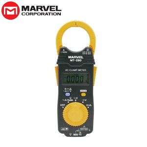 �}�[�x�� MARVEL AC�N�����v���[�^�[ �d������ (A) �d������ (V) ��R���� (��) ���ʃ`�F�b�N AC Clamp Meter MT-280 4992456307276