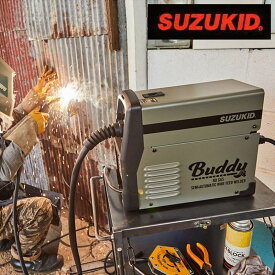 スター電器製造 スズキッド SUZUKID 溶接機 100V 溶接 機械 溶接機械 おしゃれ 人気 モスグリーン グリーン インバータノンガス半自動溶接機 バディ80 バディ Buddy 80 Buddy80 SBD-80MG 4991945033702