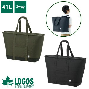 ロゴス LOGOS クーラーバッグ 41L スタンダード トートリュック クーラー XL クーラーバック 大容量 リュックサック 背負える トートバッグ お買い物バッグ 保冷 保冷バッグ 大型 ブラック 黒