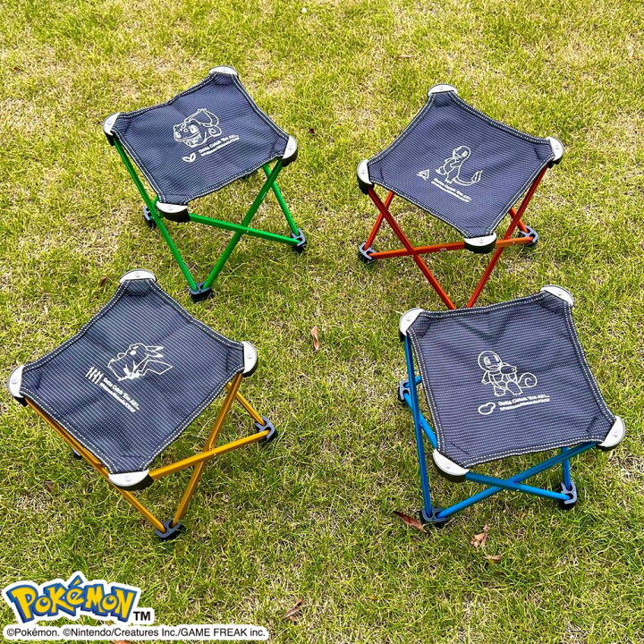 楽天市場】ロゴス LOGOS ポケモン 折りたたみ椅子 行列待ち チェア 