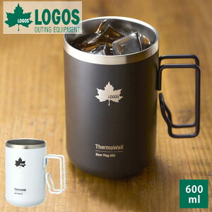 ���S�X LOGOS �}�O �}�O�J�b�v 600ml �r�[�� �T�[���E�H�[�� ThermoWall �X�e�����X�{�g�� �{�g�� �^��f�M �r�A�}�O600 �u���b�N�� �O���[ �ۉ� �ۗ� �A�C�X �z�b�g �^���u���[