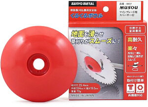 三陽金属 日本製 刈払機用安定板 無双ツインブレード用 くるくるボウル No.0837 草刈りをスムーズに 取付簡単 草刈り補助 除草補助 4984037008375