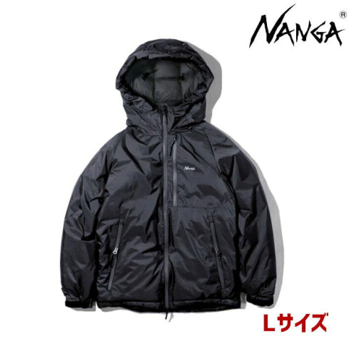 楽天市場】ナンガ NANGA オーロラダウンジャケット ブラック Lサイズ 
