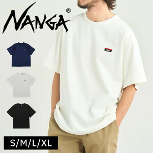 NANGA �i���K T�V���c �g�b�v�X �����Y �G�R�n�C�u���b�h �{�b�N�X���S �G���u���C�_���[ �e�B�[ ���S ���[�Y�t�B�b�g T�V���c �h�J ���� ECO HYBRID BOX LOGO EMBROIDERY TEE NW2411-1G804-A N0000242 �� �� �z��