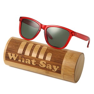 What Say EFg J[Y TOX ɒBKl UV400 Y fB[X P[X