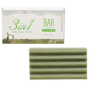 TheBAR 3in1 Ō` ΂ Ō`Vv[ Sgp  I[C Ȃ߂炩 5̖Y ێ Solid Wash Floral Citrus