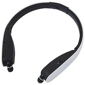 [山善] ネックスピーカー イヤホン ワイヤレス 折りたたみ式 Bluetooth対応 (テレビ/映画/ゲーム用 スピーカー) ハンズフリー通話 QN