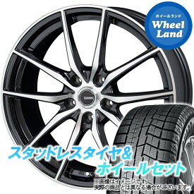 【25日(木)クーポンあります!!】【タイヤ交換対象】ホンダ シビックハッチバック FL系 HOT STUFF Gスピード P02 メタリックBKポリッシュ ヨコハマ アイスガード 6 IG60 215/50R17 17インチ スタッドレスタイヤ&ホイールセット 4本1台分