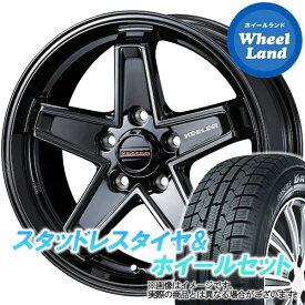 【5日(水)クーポンあり!!】【タイヤ交換対象】ニッサン シルビア S15系 NA車 WEDS キーラー タクティクス グロスブラック トーヨー オブザーブ ガリットGIZ 205/55R16 16インチ スタッドレスタイヤ&ホイールセット 4本1台分