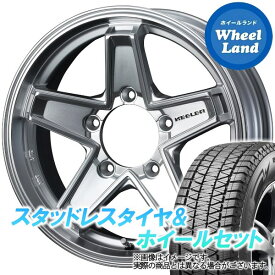 【10日(月)SS&クーポン!!】【タイヤ交換対象】スズキ ジムニー JB64W WEDS キーラー タクティクス ハイパーシルバー ブリヂストン ブリザック DM-V3 175/80R16 16インチ スタッドレスタイヤ&ホイールセット 4本1台分