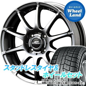 【31日～1日48時間クーポン!!】【タイヤ交換対象】ニッサン ノート E13系 MID シュナイダー スタッグ メタリックグレー ヨコハマ アイスガード 6 IG60 185/60R16 16インチ スタッドレスタイヤ&ホイールセット 4本1台分