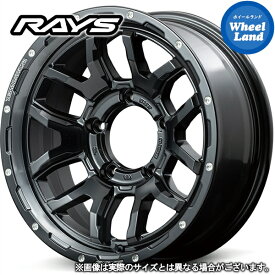 【在庫あり】【ホイールのみ単品4本セット】ジムニーシエラ(JB74/JB43)/ジムニーノマド(JC74)レイズ チームデイトナ F6ブースト セミグロスブラック(N1) 6.0J-16 インセット-5 5穴 PCD139 16インチホイール 4本1台分【送料無料】