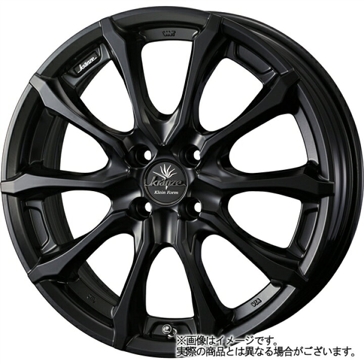 クレンツェ エルアボラ 20インチ 4本 1台分 マットブラック/ポリッシュ 