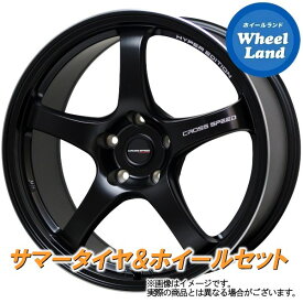 【5日(水)クーポンあり!!】【タイヤ交換対象】ホンダ エディックス BE系 クロススピード ハイパーエディションCR5 セミグロスBK ダンロップ ビューロ VE304 225/40R18 18インチ サマータイヤ ホイール セット 4本1台分