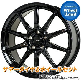 【30日(木)今月最後のクーポン!!】【タイヤ交換対象】ニッサン フーガ Y50系 HOT STUFF Gスピード G-05 メタリックブラック ダンロップ ビューロ VE304 225/55R17 17インチ サマータイヤ ホイール セット 4本1台分