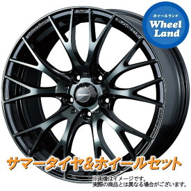 【3/30(土)クーポンでお得!!】【タイヤ交換対象】マツダ マツダ6　セダン GJ系 WEDS ウェッズスポーツ SA-20R ウォースブラッククリア ヨコハマ ブルーアース GT AE51 225/55R17 17インチ サマータイヤ ホイール セット 4本1台分