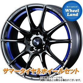 【20日(土)お得なクーポン!!】【タイヤ交換対象】ダイハツ クー M400系 WEDS ウェッズスポーツ SA-25R BLC2 ダンロップ ディレッツァ DZ102 205/40R17 17インチ サマータイヤ ホイール セット 4本1台分