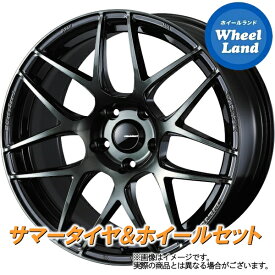 【3/30(土)クーポンでお得!!】【タイヤ交換対象】マツダ マツダ6　セダン GJ系 WEDS ウェッズスポーツ SA-27R WBC ヨコハマ ブルーアース GT AE51 225/50R18 18インチ サマータイヤ ホイール セット 4本1台分