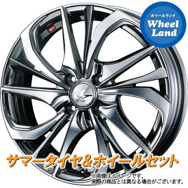 【20日(土)お得なクーポン!!】【タイヤ交換対象】ダイハツ クー M400系 WEDS レオニス TE ブラックメタルコート/ミラーカット ダンロップ ディレッツァ DZ102 205/40R17 17インチ サマータイヤ ホイール セット 4本1台分