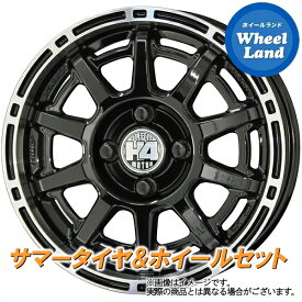 【31日～1日48時間クーポン!!】【タイヤ交換対象】ダイハツ ハイゼット　カーゴ S300系 KYOHO H4モーター X1 ブラック／リムポリッシュ ダンロップ エナセーブ VAN01 145/80R12 12インチ サマータイヤ ホイール セット 4本1台分