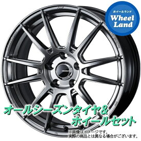 【25日(木)クーポンあります!!】【タイヤ交換対象】スズキ アルト ラパン HE33系 WEDS ウェッズスポーツ SA-62R PSB ダンロップ オールシーズン MAXX AS1 165/55R15 15インチ オールシーズンタイヤ&ホイールセット 4本1台分