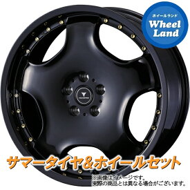 【25日(木)クーポンあります!!】【タイヤ交換対象】ミツビシ アウトランダーPHEV GN系 WEDS ノヴァリス アセットD1 BK/ゴールドピアス ヨコハマ ジオランダー CV G058 235/60R18 18インチ サマータイヤ&ホイールセット 4本1台分