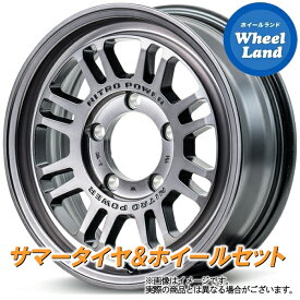 【5日(水)クーポンあり!!】【タイヤ交換対象】マツダ AZオフロード JM23W MID ナイトロパワー M16アサルト SC ダンロップ グラントレック AT5 175/80R16 16インチ サマータイヤ&ホイールセット 4本1台分