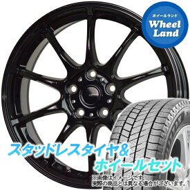 【25日(木)クーポンあります!!】【タイヤ交換対象】スバル フォレスター SG系クロススポーツ ホットスタッフ Gスピード G-07 メタリックブラック ブリヂストン ブリザック VRX3 215/55R17 17インチ スタッドレスタイヤ&ホイールセット 4本1台分