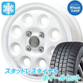 【15日（木）お得なクーポン!!】【タイヤ交換対象】ニッサン ルークス BB系 KYOHO カワイイ　デコル ネイチャー マットホワイト ダンロップ ウインターマックス WM02 165/55R15 15インチ スタッドレスタイヤ&ホイールセット 4本1台分