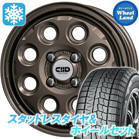 【20日（金）お得なクーポン!!】【タイヤ交換対象】ニッサン ルークス SM21系 KYOHO カワイイ　デコル ネイチャー マットダークBR ヨコハマ アイスガード 7 IG70 165/55R15 15インチ スタッドレスタイヤ&ホイールセット 4本1台分
