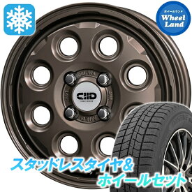 【20日(水)0のつく日限定クーポン!!】【タイヤ交換対象】ニッサン ルークス BB系 KYOHO カワイイ　デコル ネイチャー マットダークBR トーヨー オブザーブ GIZ3 165/55R15 15インチ スタッドレスタイヤ&ホイールセット 4本1台分