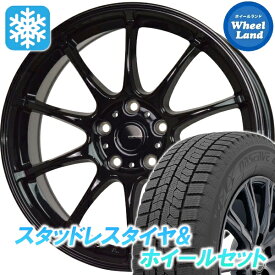 【10日（水）お得なクーポン!!】【タイヤ交換対象】トヨタ 86 ZN6 ブレンボ除く ホットスタッフ Gスピード G-07 メタリックブラック トーヨー オブザーブ GIZ2 205/55R16 16インチ スタッドレスタイヤ&ホイールセット 4本1台分
