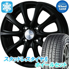 【20日（金）お得なクーポン!!】【タイヤ交換対象】ニッサン ルークス BB系 ウェッズ ジョーカー スマッシュ グロスBK ヨコハマ アイスガード 8 IG80 165/55R15 15インチ スタッドレスタイヤ&ホイールセット 4本1台分