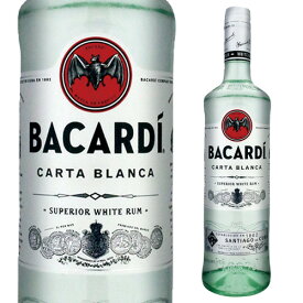 【全品P3倍 2/10限定】バカルディ ホワイト ラム 正規 750ml 40度スペリオール スピリッツ シルバー 長S