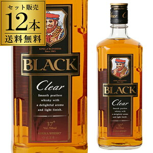 �������� �u���b�N�j�b�J �N���A 37�x 700ml 12�{ �W���p�j�[�Y �E�C�X�L�[ �j�b�J �n�C�{�[�� �P�[�Xblack nikka clear japanese whisky ��S