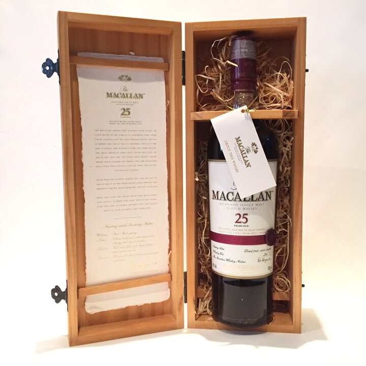 楽天市場】マッカラン Macallan 25 Years Old 43% / 70cl : WHISKY SHOP