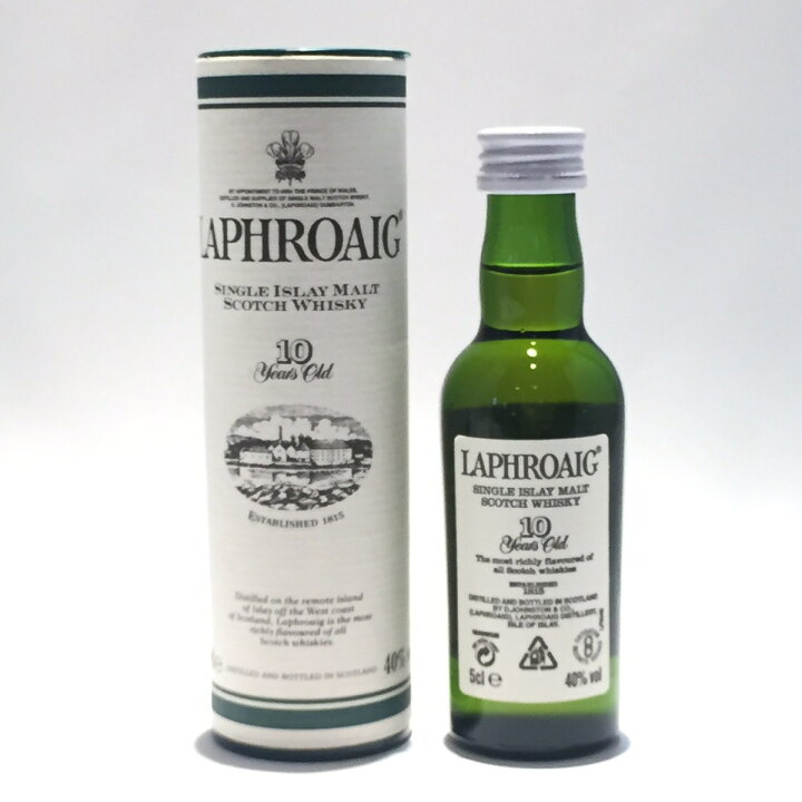 楽天市場】ラフロイグ 10年ミニボトルLAPHROAIG10Years Old5cl / 40  