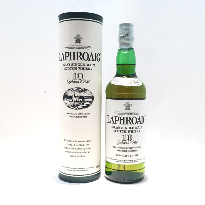 楽天市場】ラフロイグ10年LAPHROAIG10 Years Old43% vol / 75 cle 