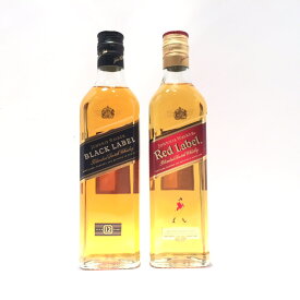 ジョニーウォーカー200mlボトル 2本セットブラックラベル（12年）、レッドラベルJohnnie WalkerSet of 2（200ml Bottles）Black Label（Aged12 Years）Red Label