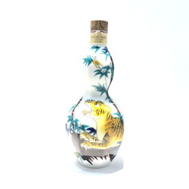 サントリー ボトルコレクション特製ウイスキー 1997年九谷焼 虎に竹文瓢型瓶SUNTORY BOTTLE COLLECTIONKUTANIYAKI SPECIAL WHISKY43% / 600ml