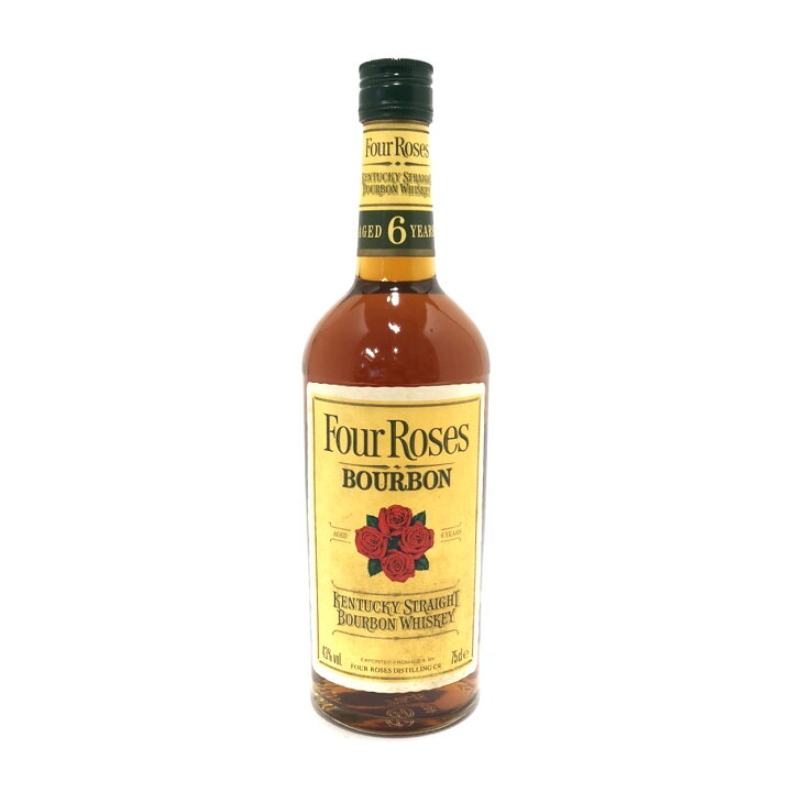 楽天市場】フォアローゼス 6年Four RosesBOURBONAGED 6 YEARS43% vol 
