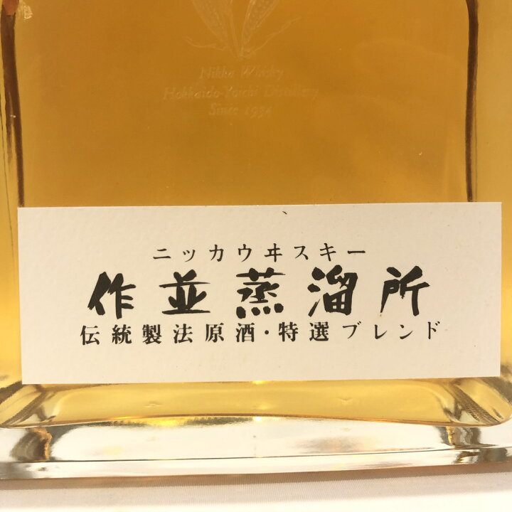 楽天市場】ニッカ作並蒸溜所 伝統製法原酒・特選ブレンドNIKKASAKUNAMI 