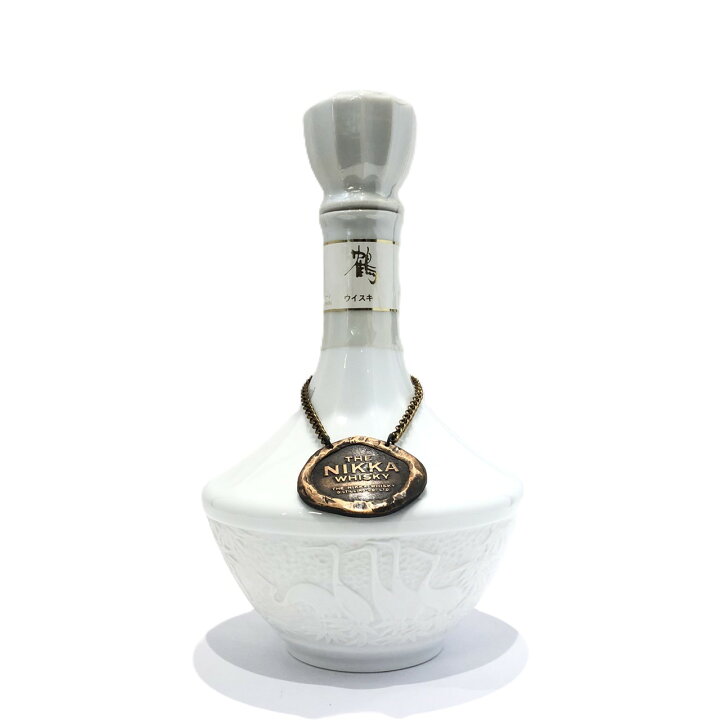 楽天市場】ニッカウィスキー「鶴」白陶器ボトルNIKKA ”TSURU”White 