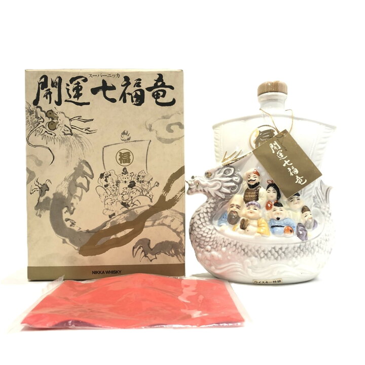 楽天市場】特級スーパーニッカ 開運 七福竜 陶器ボトルSUPER 