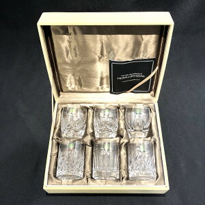 z NX^VbgOX 6Zbg SĈقȂJbgƃfUCHOYA Crystal Shot Glasses, Cold Sake GlassesDifferent Design, Set of 6,