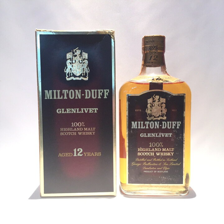 楽天市場】ミルトンダフ グレンリベットAGED 12年MILTON  