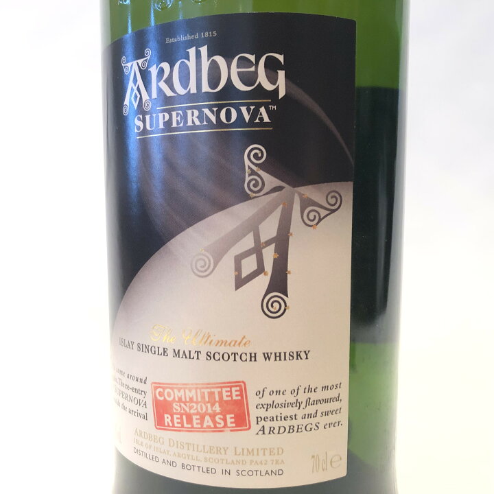 楽天市場】Single Malt WhiskyARDBEG SUPERNOVA RELEASECOMMITTEE 