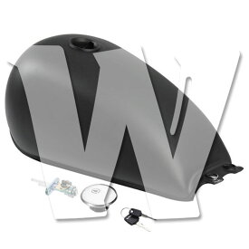 スズキ GN125 GN250 ガソリンタンク 9L 【マットブラック】 塗装済 社外品 新品 タンクキャップ ガソリンコック キー付属 汎用パーツ オートバイ バイク 純正交換用